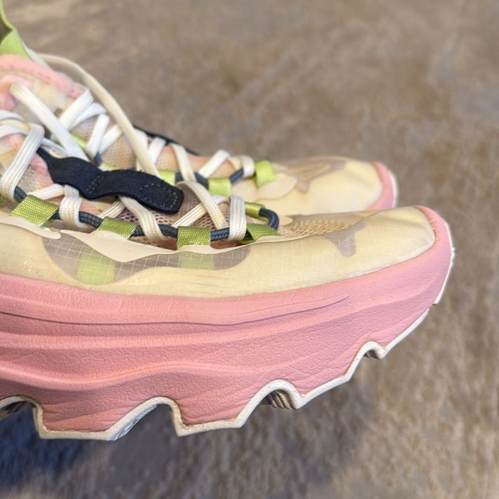 Women’s Pink Chunky Athletic Sneakers - Picture 3 of 10